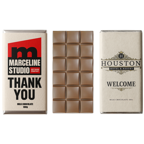 Custom Milk Chocolate 100g Bar (8587466866878)