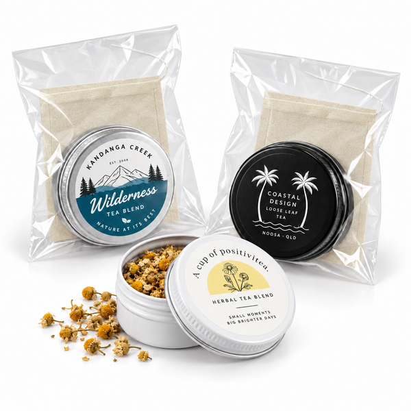 Loose-Leaf Tea Twist-Top Tin